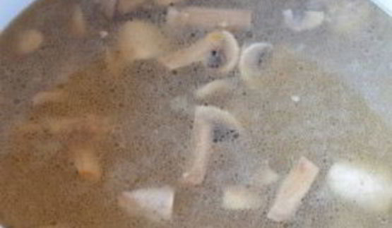 грибная лапша