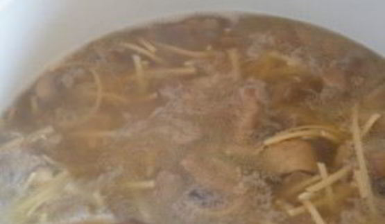 грибная лапша