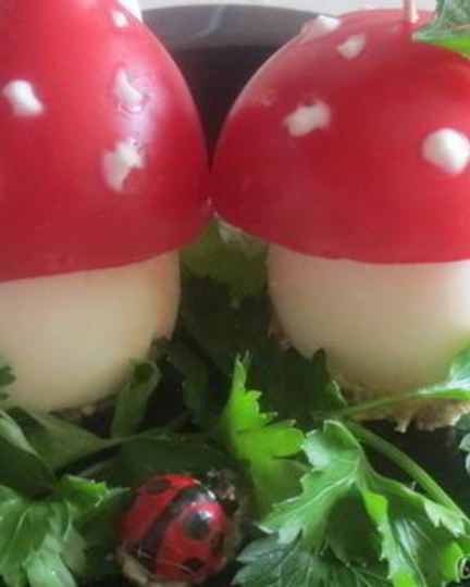 Рецепт фаршированных грибочков