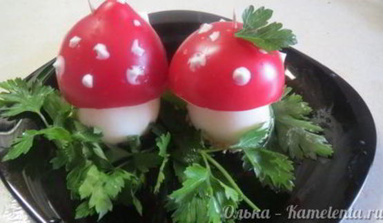 фаршированные грибочки