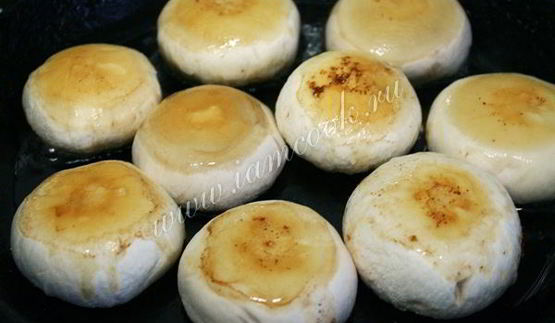 фаршированные шампиньоны с фаршем