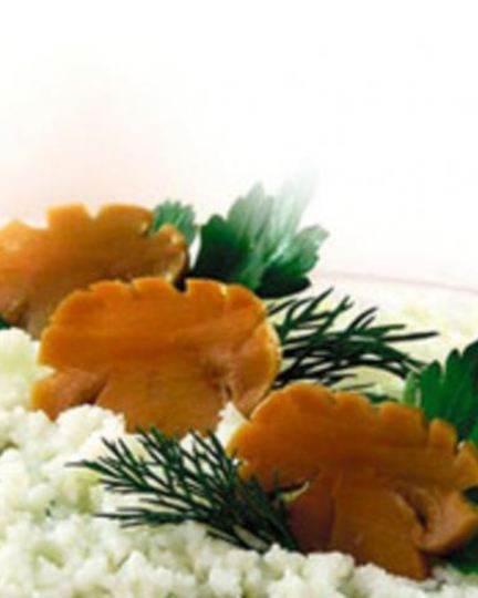 Рецепт грибов под снегом