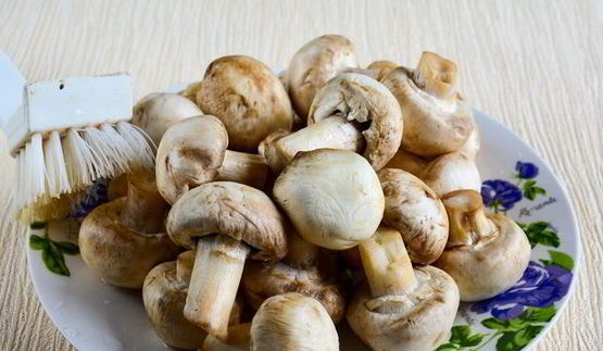 грибы в сливочном соусе