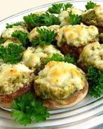 Нежные шампиньоны с сыром в микроволновке