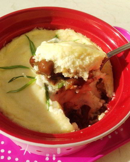 Рецепт опят, запеченных в сырном соусе