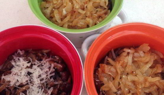 опята, запеченные в сырном соусе