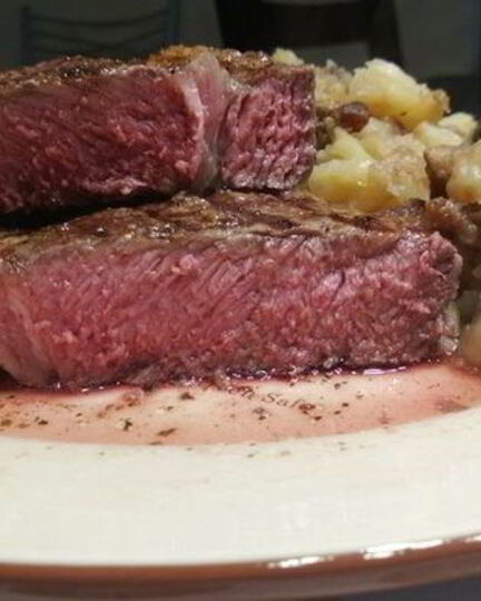 Рецепт рибая, грибы, картошка — праздника