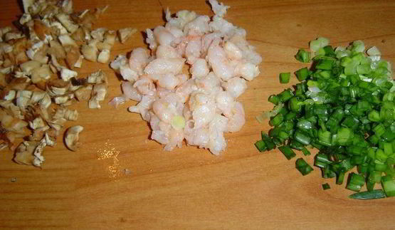 шампиньоны фаршированные морское искушение