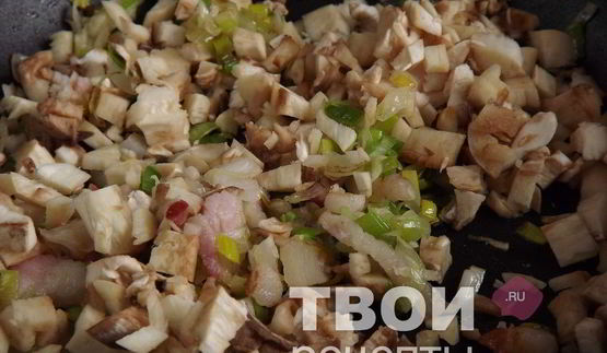 шампиньоны фаршированные ветчиной