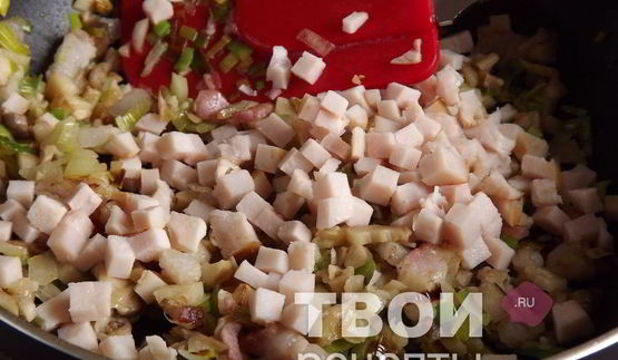 шампиньоны фаршированные ветчиной