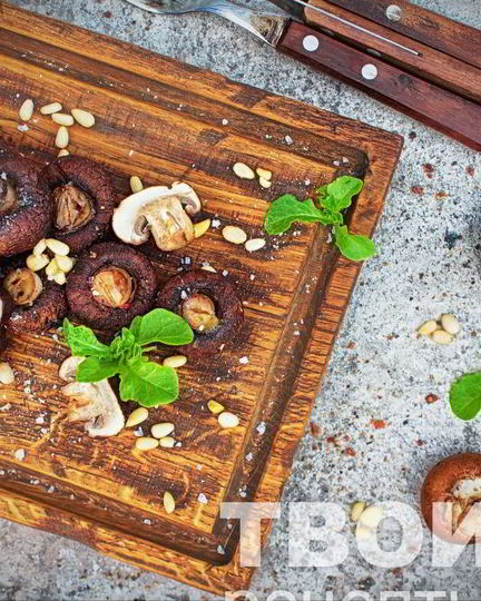 Рецепт шампиньонов гриль