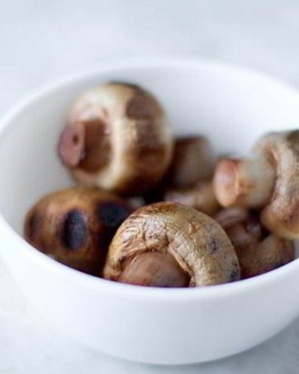 Рецепт шампиньоны на углях