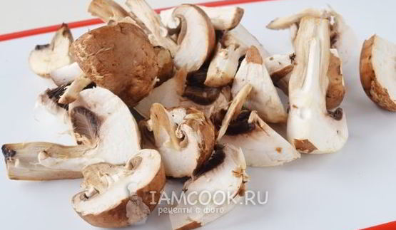 шампиньоны в карри соусе