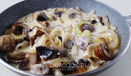 шампиньоны в карри соусе
