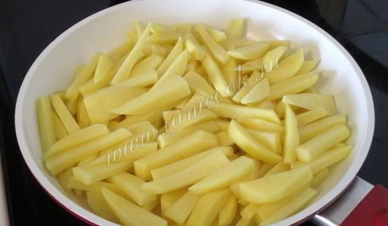 вешенки жареные с картошкой