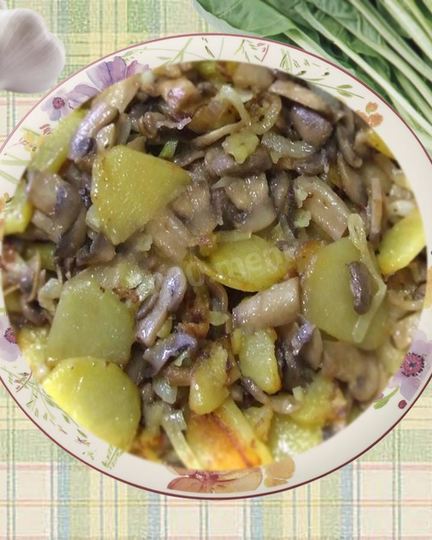 Рецепт волнушек жареных с картофелем