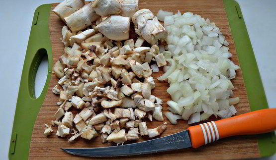 запеченные фаршированные шампиньоны