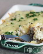 Запеченные шампиньоны с сыром