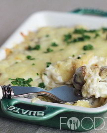 Рецепт запеченных шампиньонов с сыром