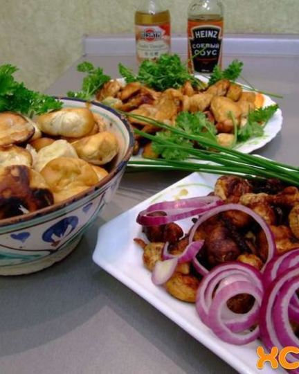 Рецепт жареных грибов дождевики