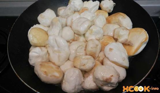 жареные грибы дождевики