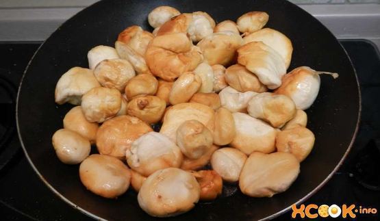 жареные грибы дождевики