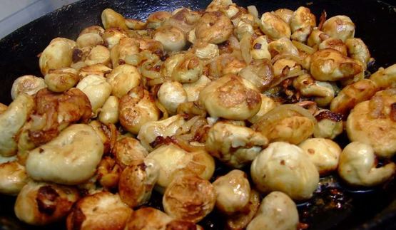 жареные грибы дождевики