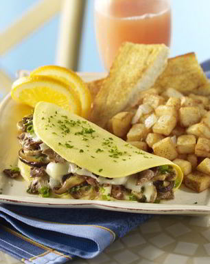 Жареные подберезовики с овощами