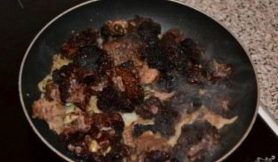 жареные сморчки в сметане