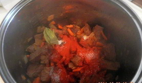 гуляш без томатной пасты в мультиварке