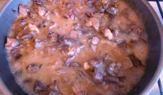 гуляш из барашка под апельсиновым соусом