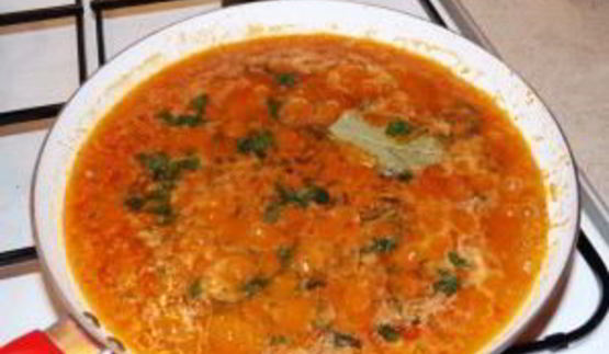 гуляш из фарша с подливкой