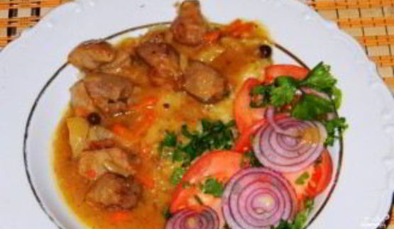 гуляш из говядины в мультиварке