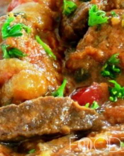 Рецепт гуляша из говяжьей печени