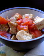 Гуляш из индейки в фольге