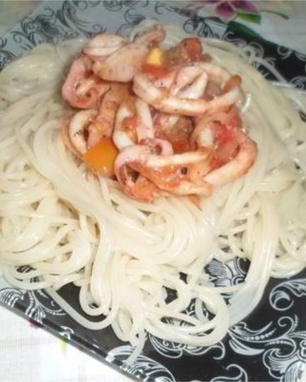 Рецепт гуляша из кальмаров