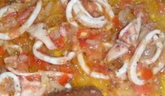 гуляш из кальмаров