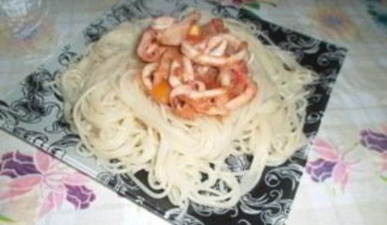 гуляш из кальмаров