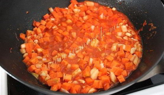 гуляш из картофеля и чечевицы