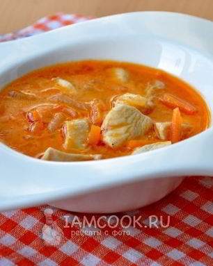 Гуляш из куриной грудки