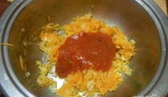 гуляш из куриных сердечек