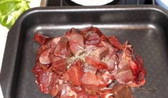 гуляш из оленины