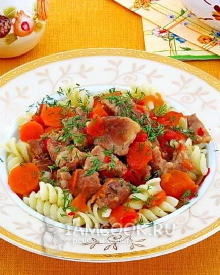 Рецепт гуляша из свинины по-мадьярски в мультиварке