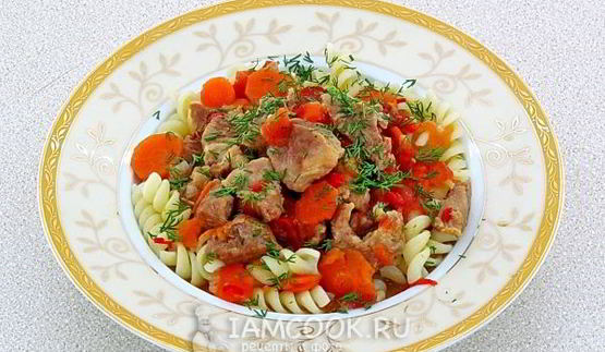 гуляш из свинины по-мадьярски в мультиварке