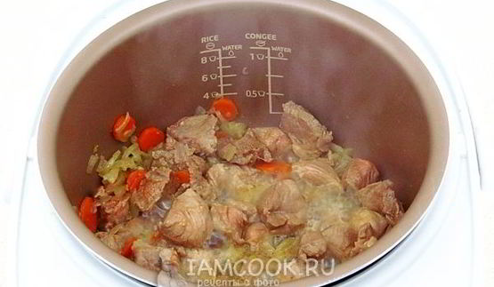 гуляш из свинины по-мадьярски в мультиварке