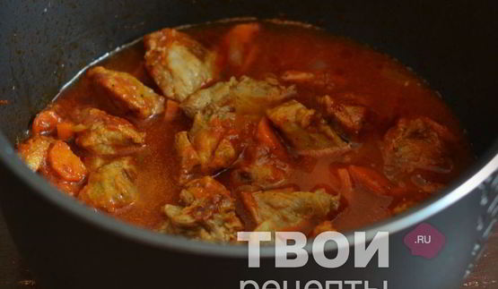 гуляш из свинины в мультиварке