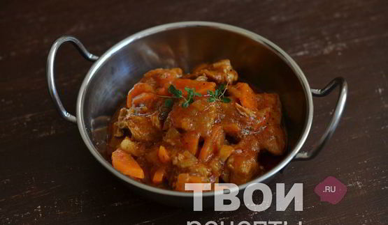 гуляш из свинины в мультиварке