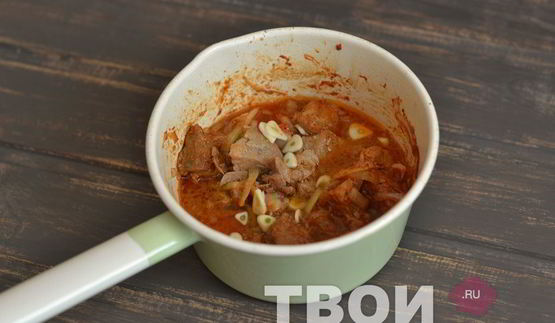 гуляш из свинины