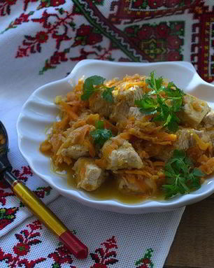 Гуляш с подливкой