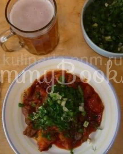 Рецепт гуляша в казане